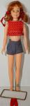 Mattel - Barbie - Bendable Leg Skooter - Brunette